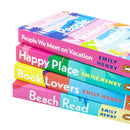Emily Henry Collection 4 Books Set (Book Lovers, Beach Read, People We Meet on Vacation and Happy Place)