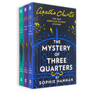 Agatha Christie Hercule Poirot Mysteries – 3 Book Collection Set | Modern Poirot Detective Novels - The Monogram Murders, Closed Casket, Mystery of Three Quarters