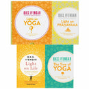B.K.S. lyengar Collection 4 Books Set Light on Life, Light on Yoga, Light on Pranayama, Tree of Yoga